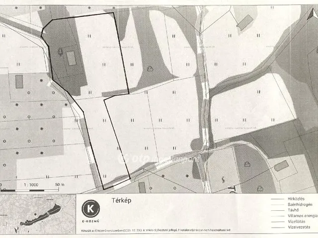 Eladó telek Köveskál 6036 nm