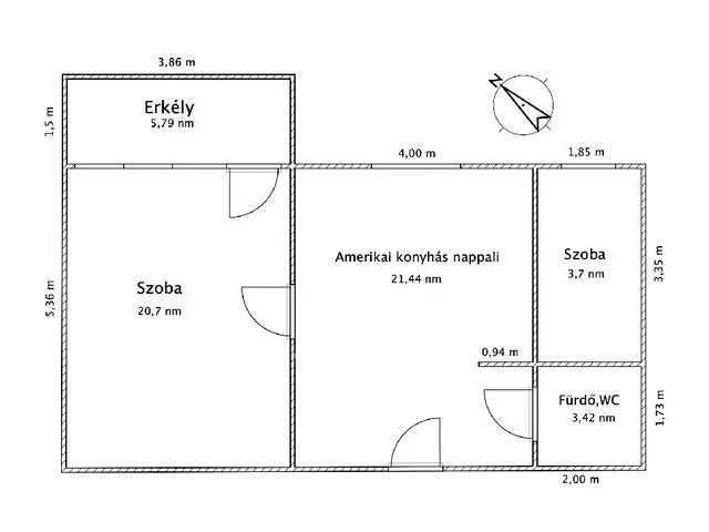 Eladó lakás Ajka 60 nm