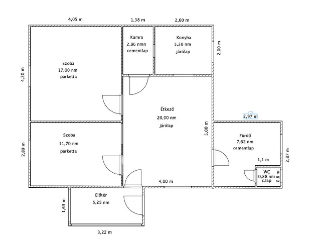Eladó ház Nyirád 66 nm