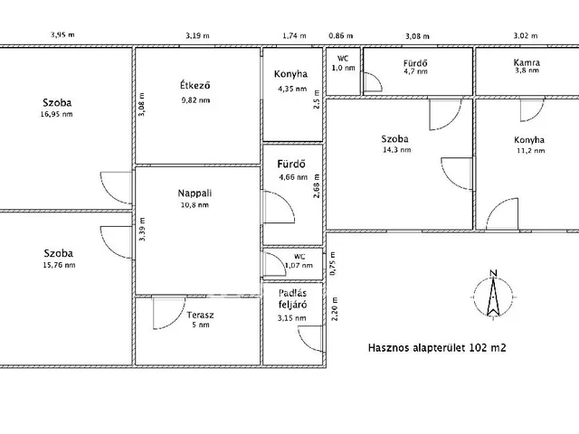 Eladó ház Nyirád 102 nm