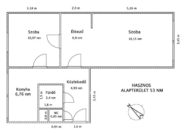 Eladó lakás Ajka 53 nm