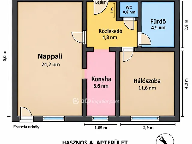 Eladó lakás Ajka 53 nm