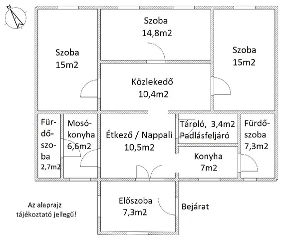 Eladó ház Tapolca, Keleti városrész 100 nm