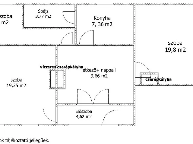 Eladó lakás Badacsonytördemic, Fő utca. 79 nm