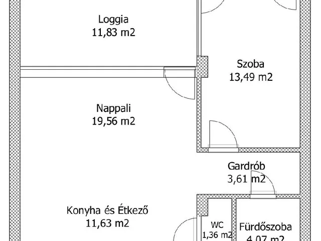 Eladó lakás Keszthely 59 nm