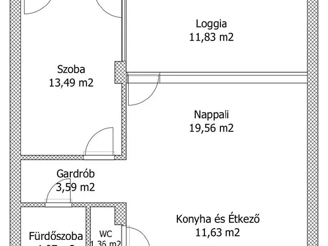 Eladó lakás Keszthely 59 nm