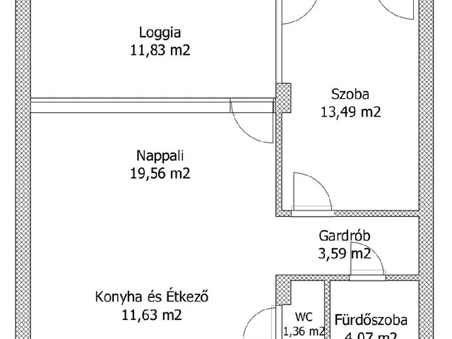 Eladó lakás Keszthely 59 nm