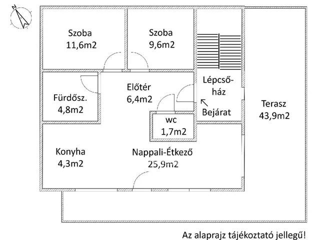 Eladó lakás Kecskemét 64 nm