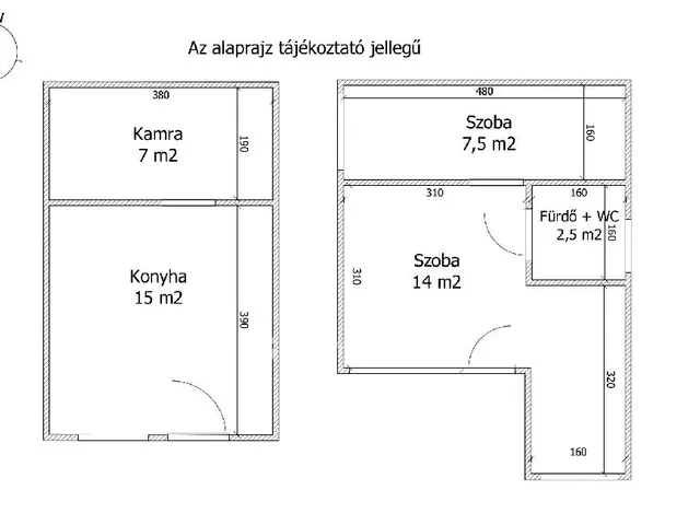 Eladó üdülő és hétvégi ház Balatongyörök 46 nm
