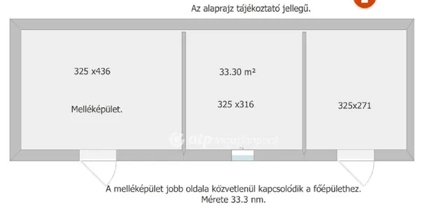 Eladó ház Kishartyán, Központi 56 nm