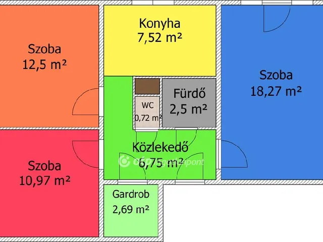 Eladó lakás Salgótarján, Zagyvapálfalva 64 nm