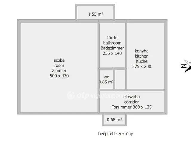 Eladó lakás Salgótarján 38 nm