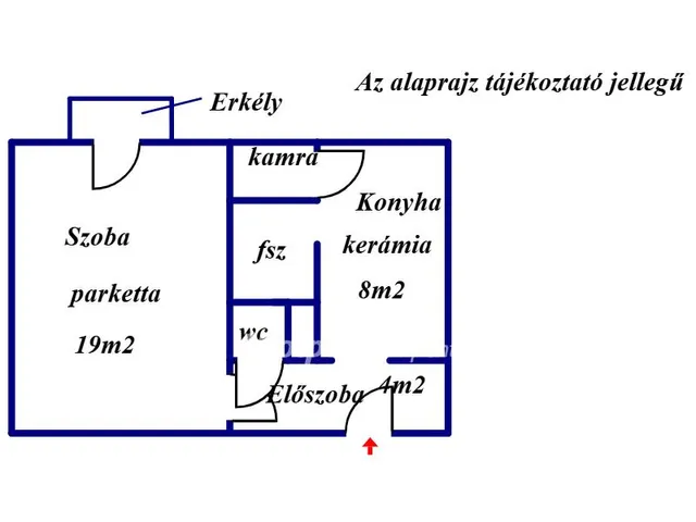 Eladó lakás Salgótarján, Vásártér 33 nm