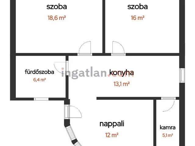 Eladó ház Kazár 71 nm