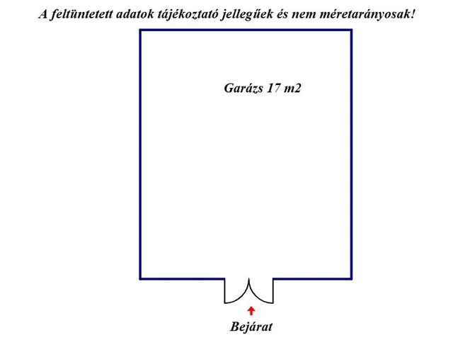 Eladó garázs Balassagyarmat 17 nm