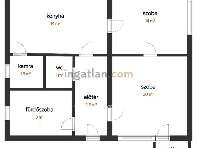 Eladó lakás Salgótarján 56 nm