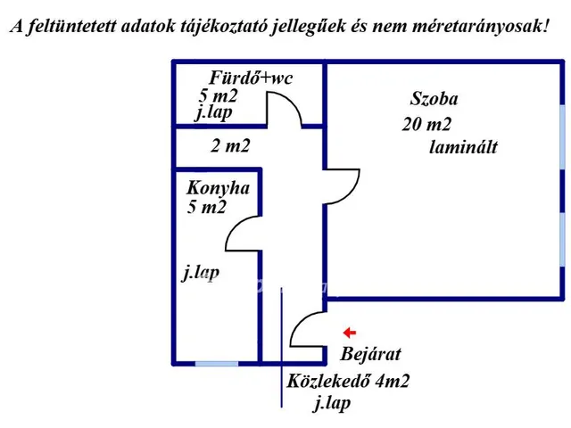 Kiadó lakás Balassagyarmat 36 nm