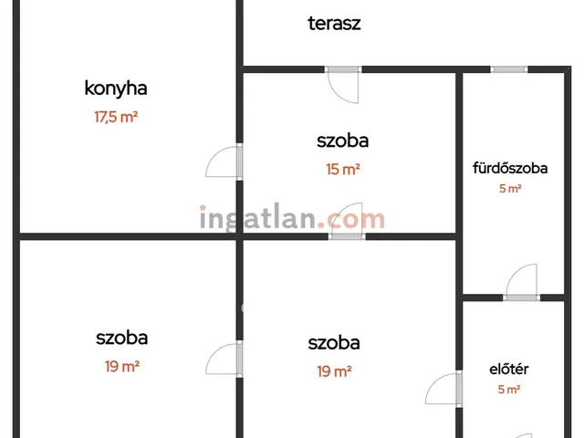 Eladó ház Nagylóc 80 nm