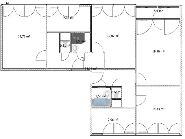 Eladó lakás Bátonyterenye 55 nm