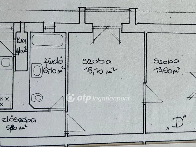 Eladó lakás Salgótarján, Vásártér 51 nm