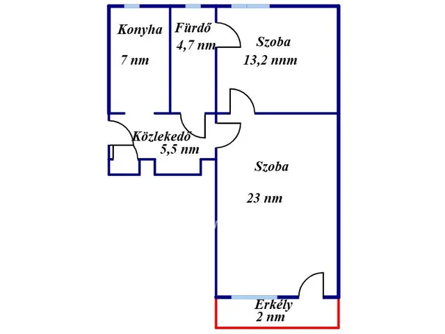 Eladó lakás Salgótarján 55 nm