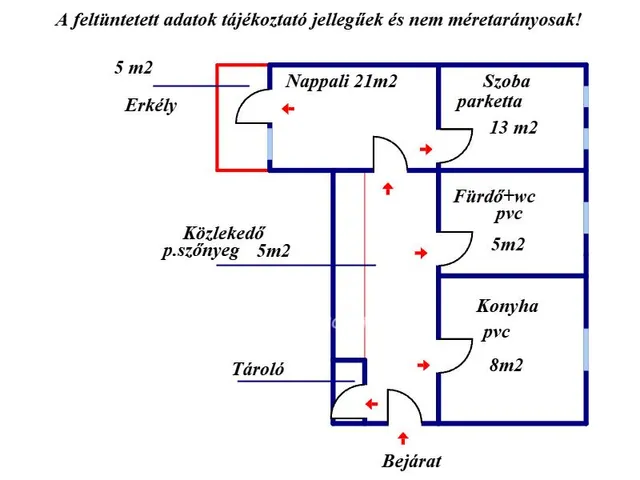 Eladó lakás Balassagyarmat 54 nm