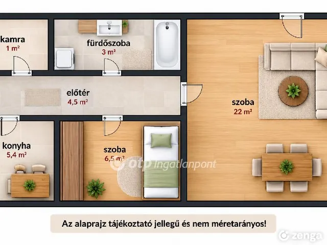 Eladó lakás Balassagyarmat 55 nm