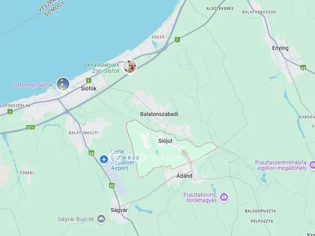 Eladó telek Siójut 1035 nm
