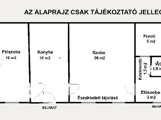 Eladó lakás Budapest VIII. kerület 60 nm