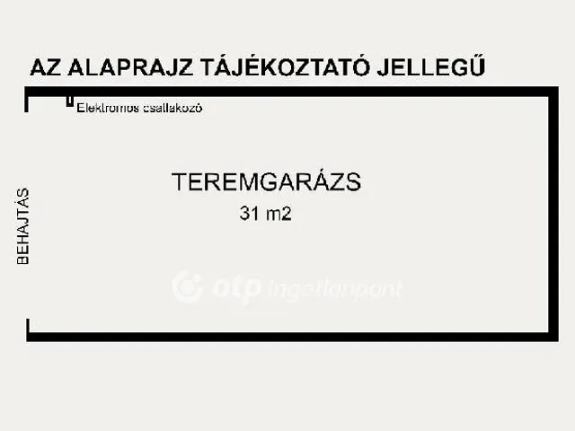 Eladó garázs Budapest XI. kerület 31 nm