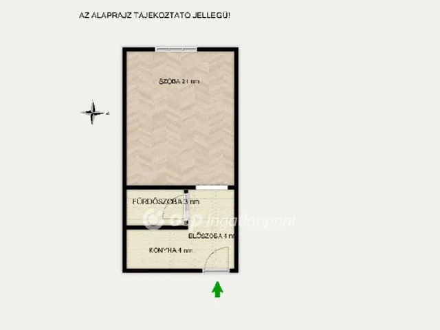 Eladó lakás Budapest VIII. kerület 30 nm