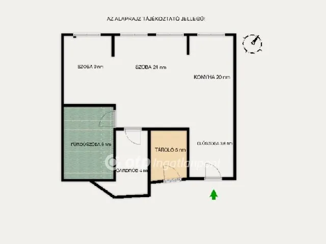 Eladó lakás Budapest II. kerület, Pasarét 60 nm