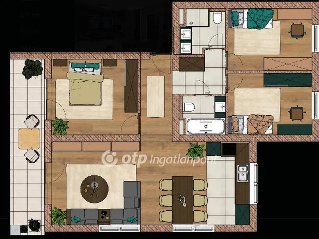 Eladó lakás Balatonakarattya 77 nm