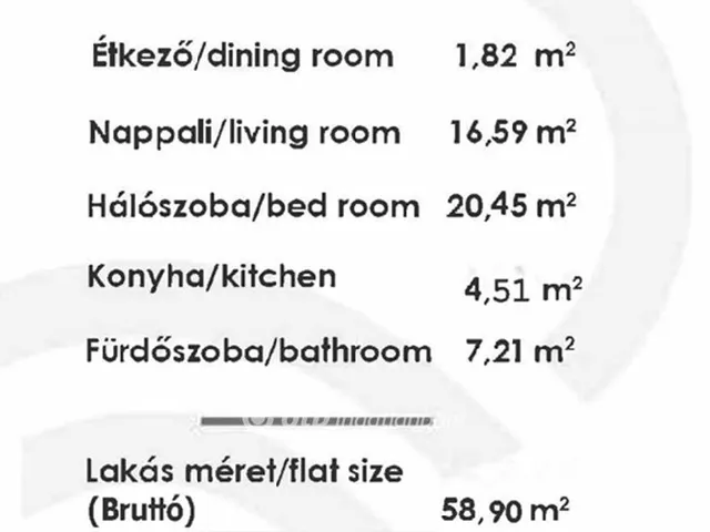 Eladó lakás Budapest XIII. kerület, Vizafogó 59 nm