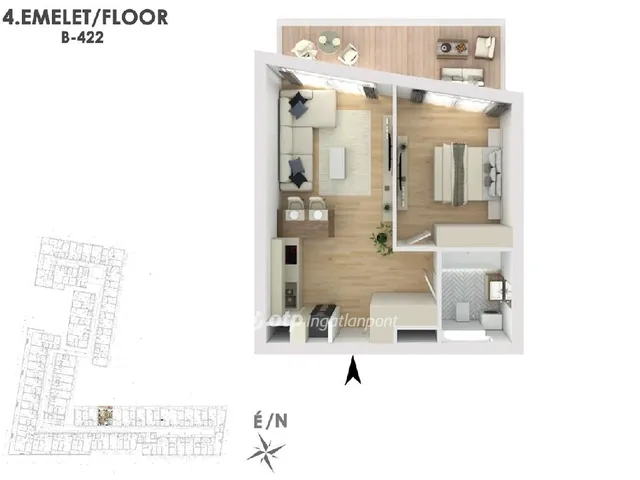 Eladó lakás Budapest XIII. kerület, Vizafogó 45 nm