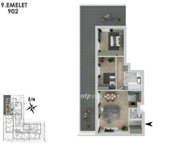 Eladó lakás Budapest XIII. kerület 74 nm
