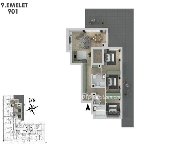 Eladó lakás Budapest XIII. kerület 93 nm