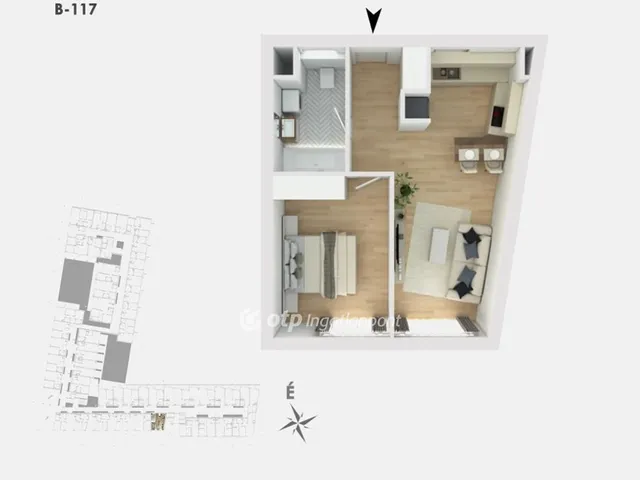 Eladó lakás Budapest XIII. kerület, Vizafogó 43 nm