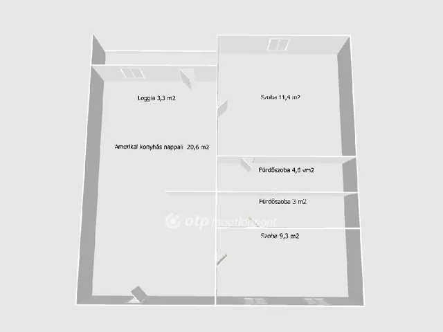 Kiadó lakás Budapest III. kerület 56 nm