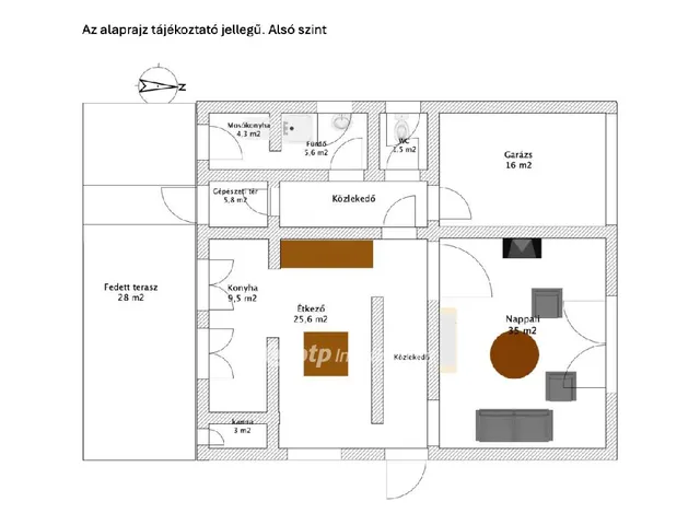 Eladó ház Kisbajcs 190 nm