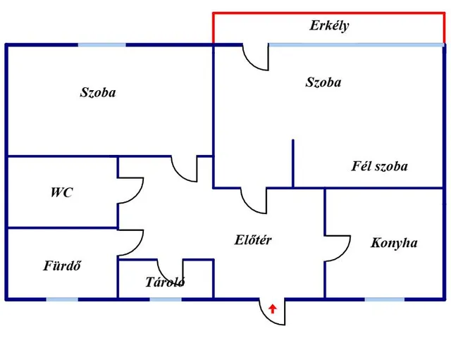 Eladó lakás Nyíregyháza 63 nm