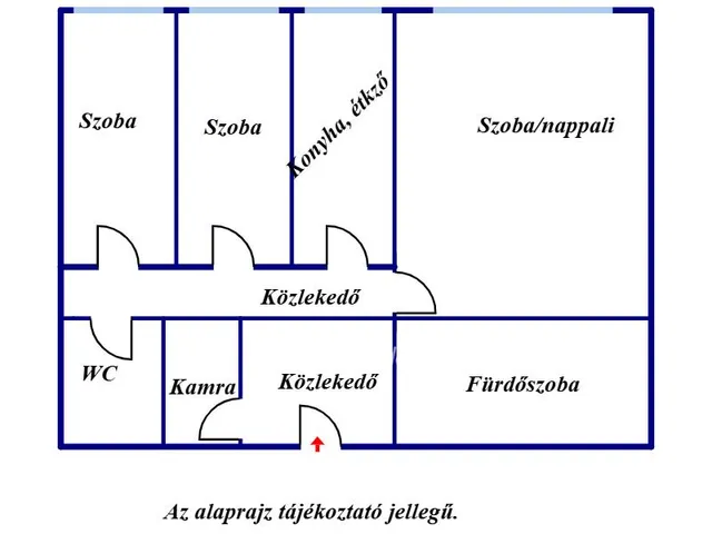Kiadó lakás Nyíregyháza, Belváros 60 nm