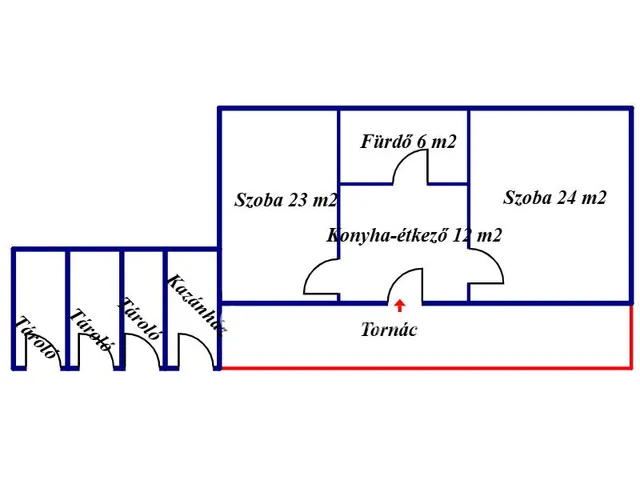 Eladó ház Kovácsvágás 67 nm