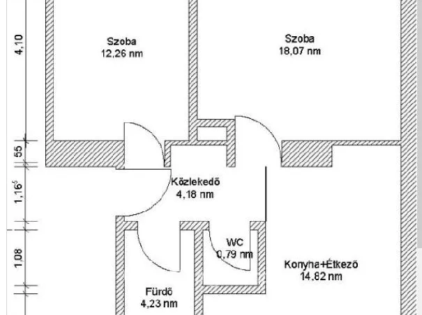 Eladó lakás Mátészalka 54 nm