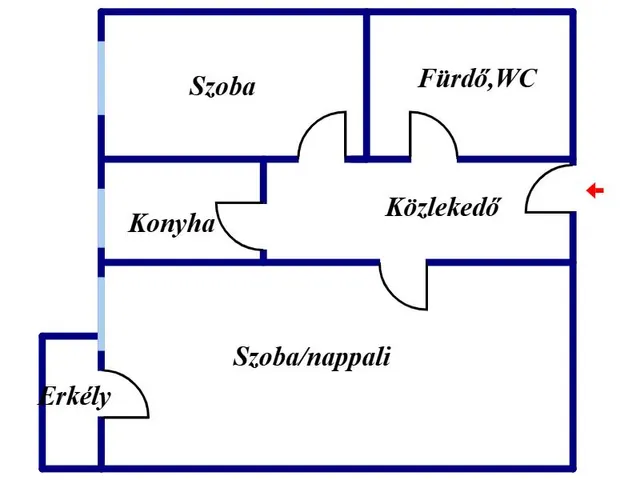 Kiadó lakás Nyíregyháza 35 nm
