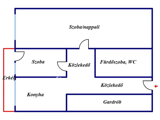 Eladó lakás Nyíregyháza 42 nm