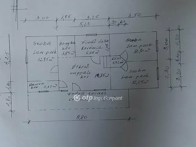 Eladó ház Nyírpazony 71 nm