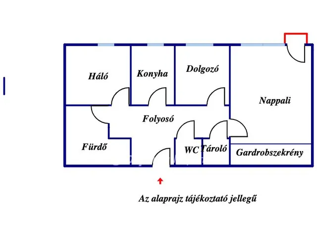 Kiadó lakás Nyíregyháza, Belváros 52 nm