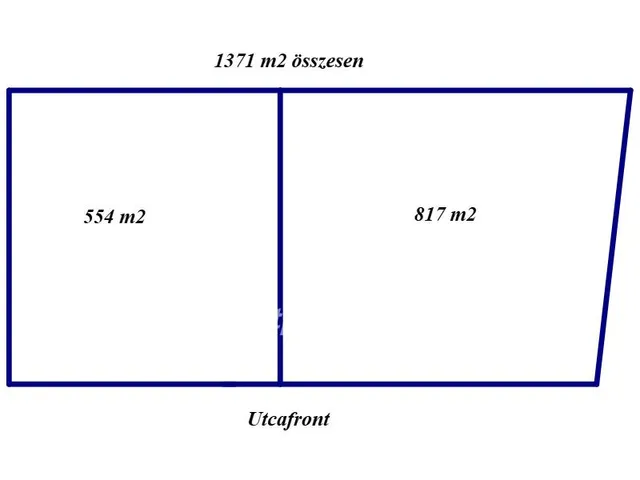 Eladó telek Nyíregyháza 1371 nm