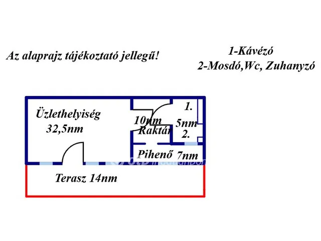 Eladó kereskedelmi és ipari ingatlan Kisújszállás 68 nm